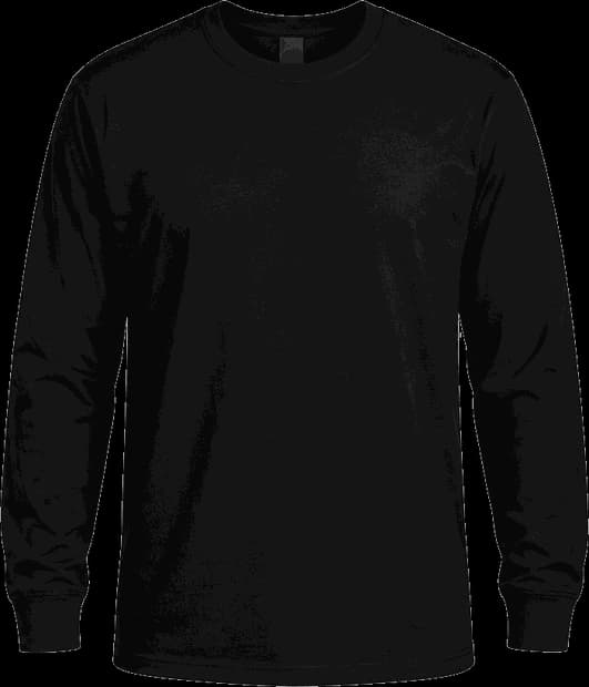 Black long sleeve t-shirt with the Nehemiah Project crest
